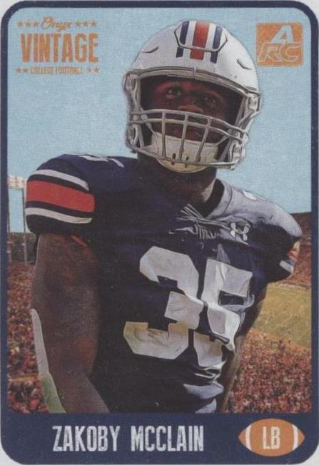 2021 Onyx Vintage Zakoby McClain #CFZM - 1 of 2