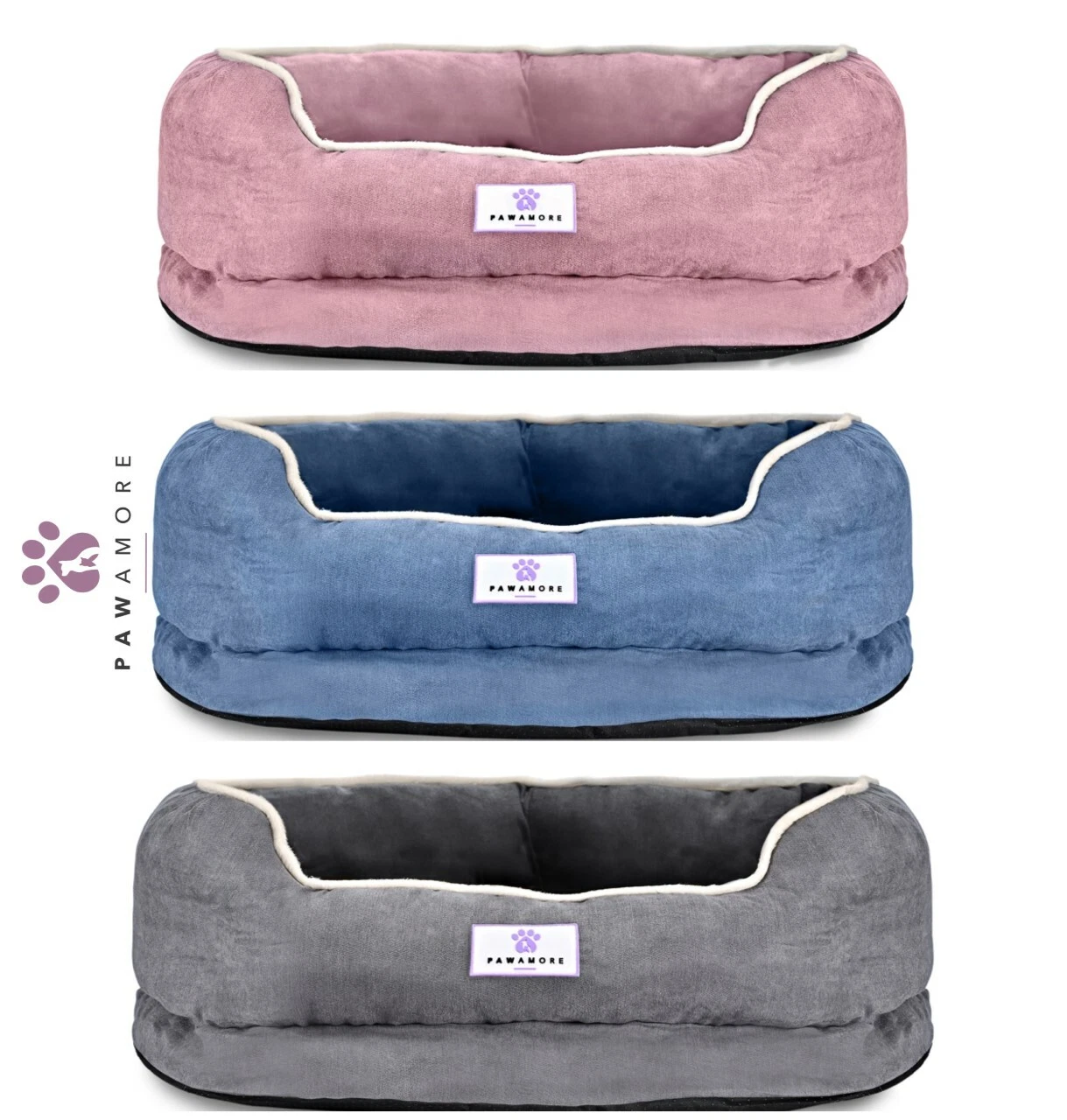 Pawamore Memory Foam Pet Orthopaedic Comfort Calming Nest Sofa Cat Dog Bed S M L
Opens in a new wind