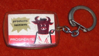 TACOT 1900 Dairy Keyring NICE Cow Seated - TOP Vegan