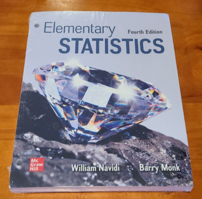 Elementary Statistics 4th Edition Loose Leaf Edition Navidi & Monk w/Access Code