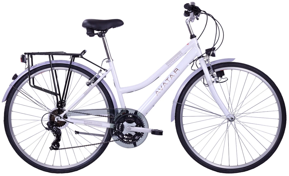 AVATAR 28 Zoll Trekkingrad Herren/Damen 21 Gang schwarz/weiß Enterprise - Bild 2 von 4