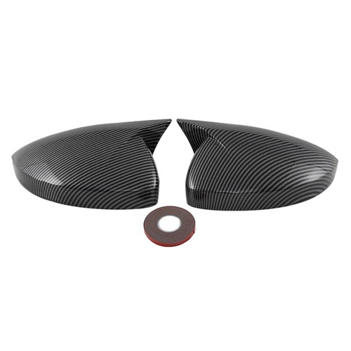 Left &Right RearView Mirror Cover For Volkswagen Tiguan 2018 - 2022 Carbon Fiber - Picture 7 of 12