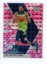 19-20 Mosaic Pink #83 Karl-Anthony Towns Base Timberwolves