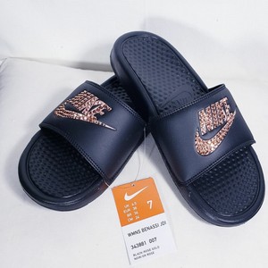 swarovski nike slides
