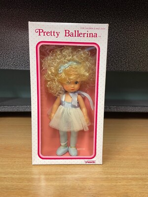 Vintage Uneeda Ballerina Doll 9 1/2  Blonde Girl-NOS-NEW IN BOX