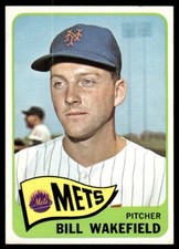 1965 Topps Bill Wakefield New York Mets #167 ≥