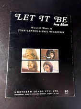 RARE EDITION! The Beatles Let It Be Song Book...