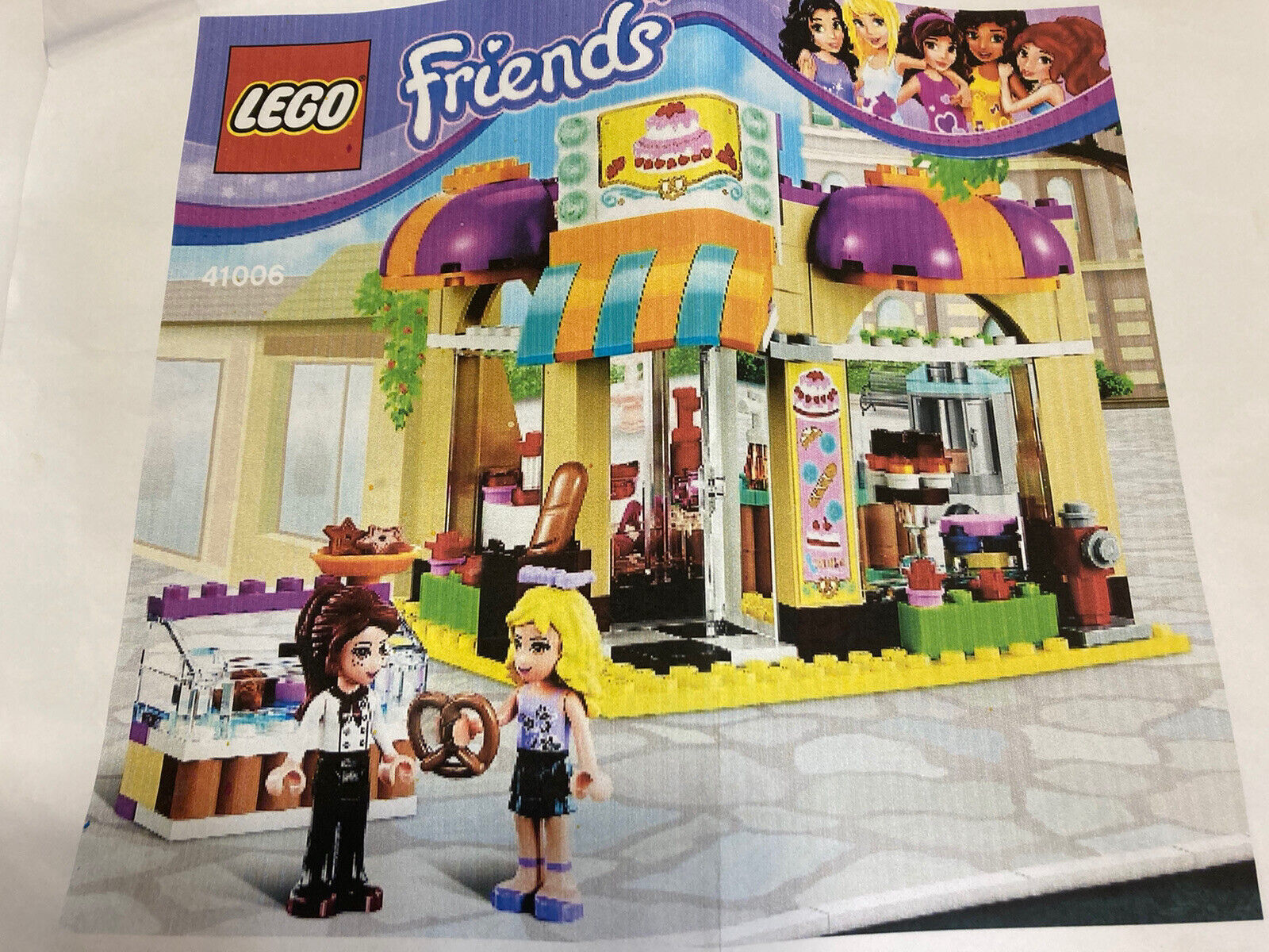 LEGO Friends Minifigure Minidoll- Danielle or Mia - Set 41006 Downtown  Bakery