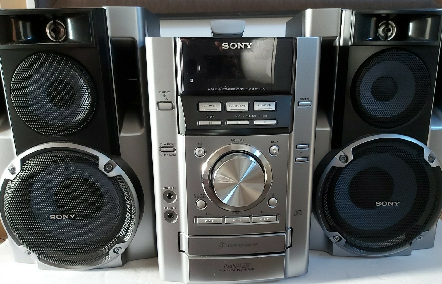 sony 3 cd changer music system