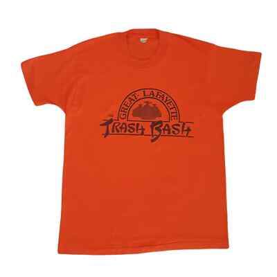 Vintage 80s Trash Bash T-shirt Mens XL Great Lafayette Single Stitch Streetwear