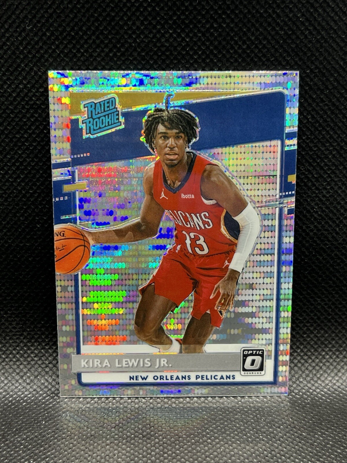 2020-21 Optic Kira Lewis Jr. SILVER PULSAR RATED ROOKIE SP #163 Pelicans Panini
