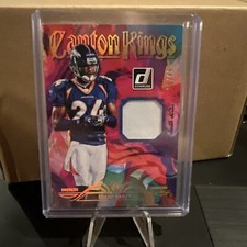 2023 Donruss Canton Kings Champ Bailey Broncos Studio Series Patch Relic /49