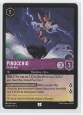 Disney Lorcana Floodborn Pinocchio 57/204Uncommon NON-FOIL
