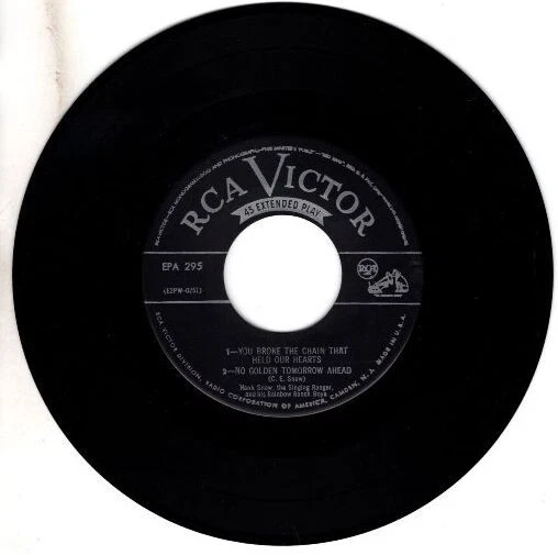 Hank Snow - Favorites 7" 45 EP w/PS Foto 4 de 4