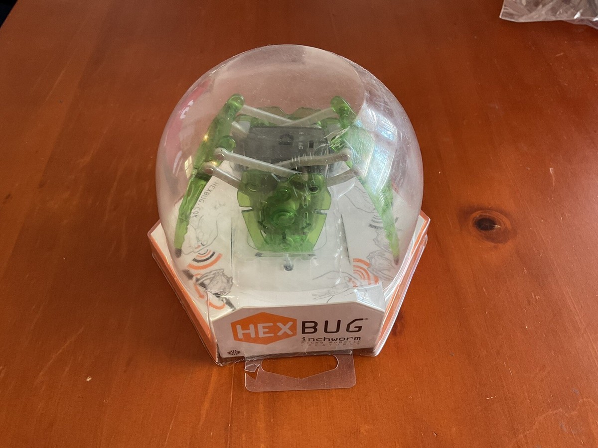 READ! Hexbug Remote Controlled Green Inchworm Micro Robotic