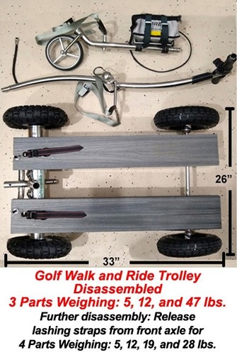 Golf Walk and Ride Trolley - Picture 6 of 8