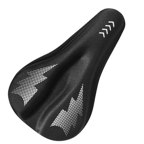 PU Leather Cycling Seat Cover GEL Silicone MTB Road Bike Cushion - Picture 14 of 14