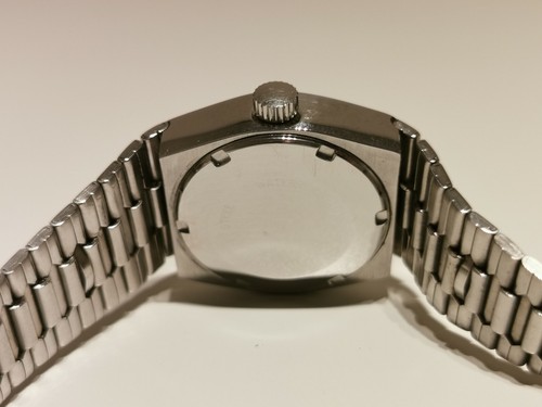 VINTAGE RARE MAT STAINLESS STEEL LADIES SWISS AUTOMATIC WATCH "PROVITA" 21J - Picture 7 of 12