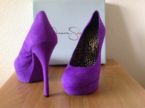 jessica simpson purple heels