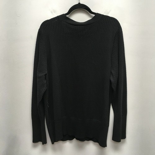 Lane Bryant Womens Black Long Sleeve Button Front Knit Cardigan Sweater 22/24 - Picture 4 of 7