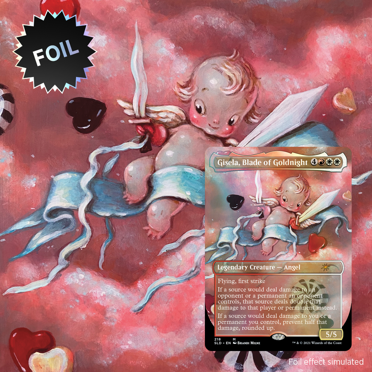SECRET LAIR OPENED BOX Valentine's Day 2021 FOIL Edition