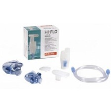 Kit Completo Universale Aerosol Inalatore con Nebulizzatore HI-FLO e Mascherine
