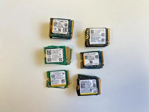 1x Major Brand 256GB PCI Express 3.0 x4 NVMe M.2 2230 SSD Kioxia Samsung WD