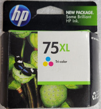 Genuine OEM HP 75XL Tri-color CB338WN Ink Cartridge NEW SEALED- NO EXP DATE