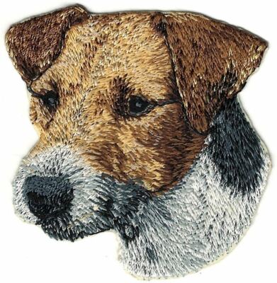 3'' Jack Russell Terrier Canine Dog Breed Embroidery Patch