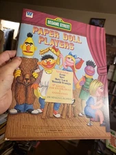 Vintage 1976 Sesame Street Paper Doll Players Uncut Unused Excellent Condition 