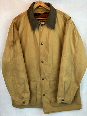 WOOLRICH ~ Men's L Canvas Barn Chore Jacket w Wool Liner