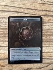 Token Clue/ Blood Magic The Gathering Foil INR