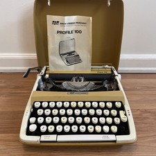 Vintage  SMITH CORONA PROFILE 100 Manual Typewriter  (Made in England) READ Desc thumbnail