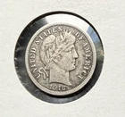 1916 BARBER DIME - VF
