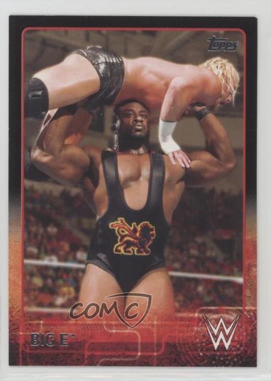 2015 Topps WWE Black Big E #7 8i5