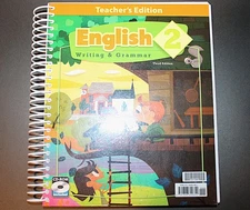BJU Press English 2: Writing & Grammar Teacher's Edition with CD, 3rd Ed. VGUC
