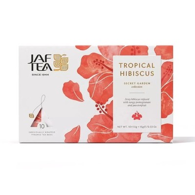 JAF TEA TROPICAL HIBISCUS Pyramid Tea Bags 10BAG 15G