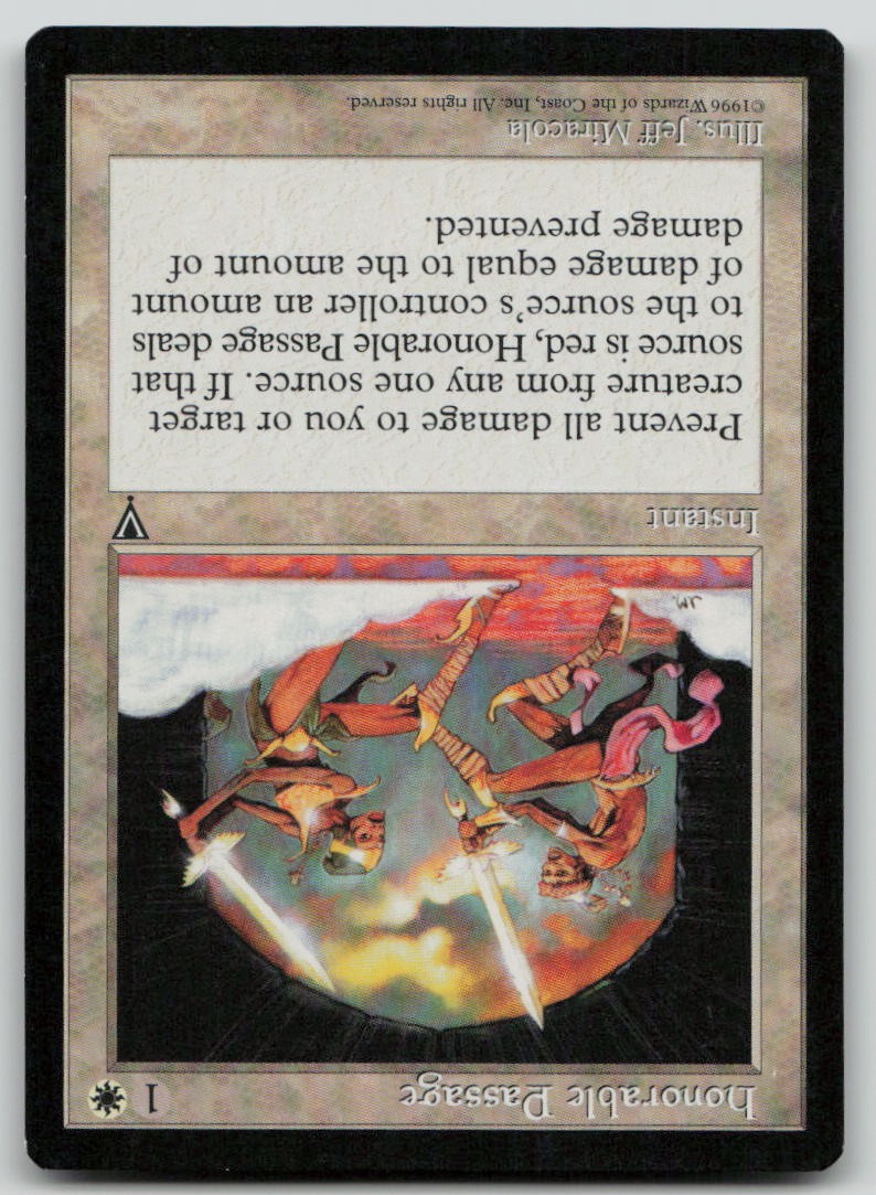 Honorable Passage [Visions - 7] Near Mint Uncommon Magic