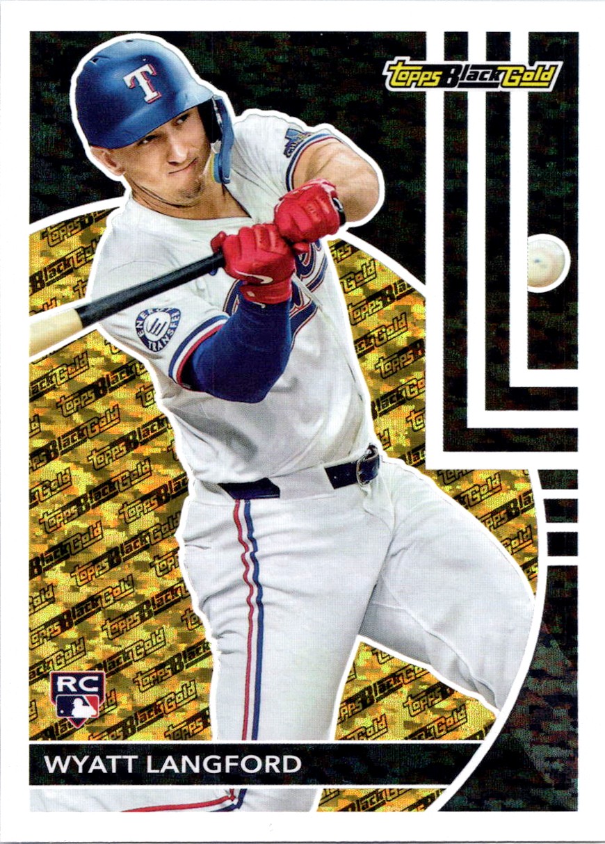 2024 Topps Update Series Topps Black Gold Wyatt Langford #BG-10