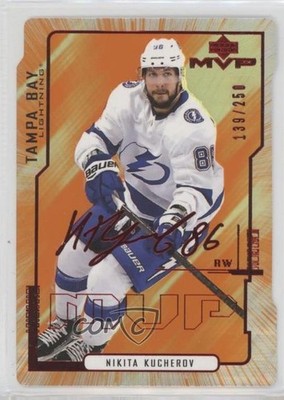2020 MVP 20th Anniversary Colors & Contours Gold 139/250 Nikita Kucherov #98 k5i