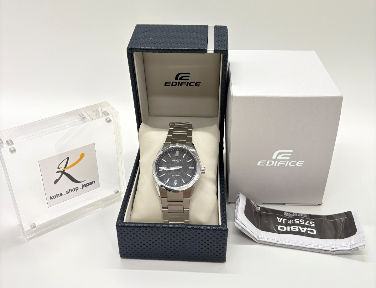 CASIO EDIFICE EFK-100YCD-1AJF 自動巻き Casio Edifice EFK-100YCD-1AJF Men's AUTOMATIC Forged Carbon Watch