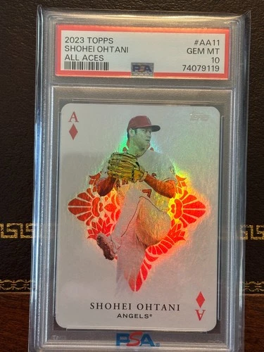 2023 Topps Series 1 Shohei Ohtani #AA11 All Aces PSA 10 Gem Mint Angels Dodgers
