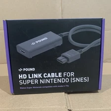 Pound Technology HD Link Cable For Super Nintendo SNES Convert To HDMI New