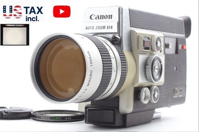[Exc+5] Auto Zoom Canon 814 Electronic Super 8 8mm Movie Film Camera From JAPAN
