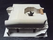 Flakbunker, Luftwaffe , Atlantikwall , Regelbau L409  im Maßstab 1/87.