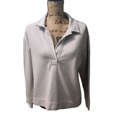 Banana Republic Collared Pullover Sweatshirt Casual Comfy Top Size S