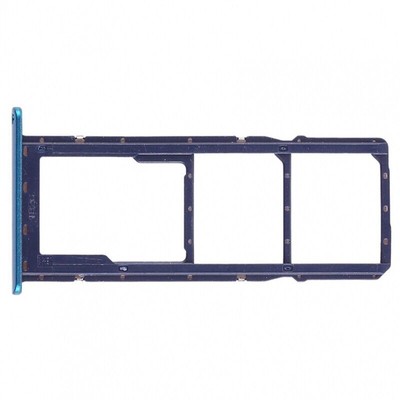 SIM SD CARD TRAY FOR HUAWEI Y7 PRIME 2019 ENJOY 9 PRO ADAPTER BLUE