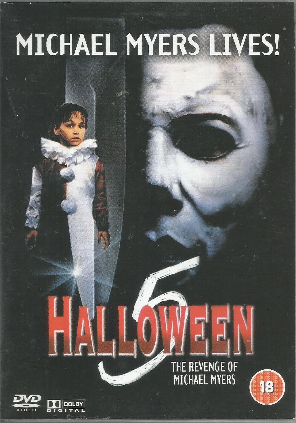 Halloween 5 - The Revenge Of Michael Myers DVD Donald Pleasance horror