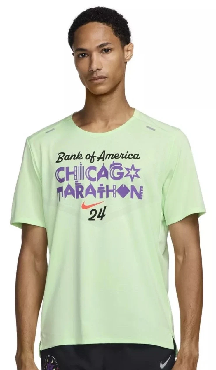 Nike Sportswear Men's Rise 365 2024 Chicago Marathon Short Sleeve Shirt FV6329
