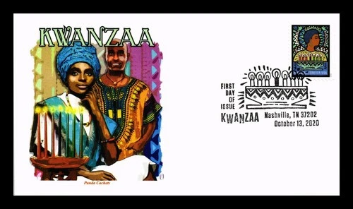 DR JIM STAMPS US COVER KWANZAA FOREVER FIRST DAY ISSUE PANDA CACHET